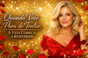 Quando Você Para de Tentar, a Vida Começa a Responder