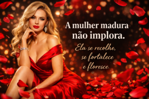 A Mulher Madura Não Implora — Ela Some, se Recolhe e Floresce